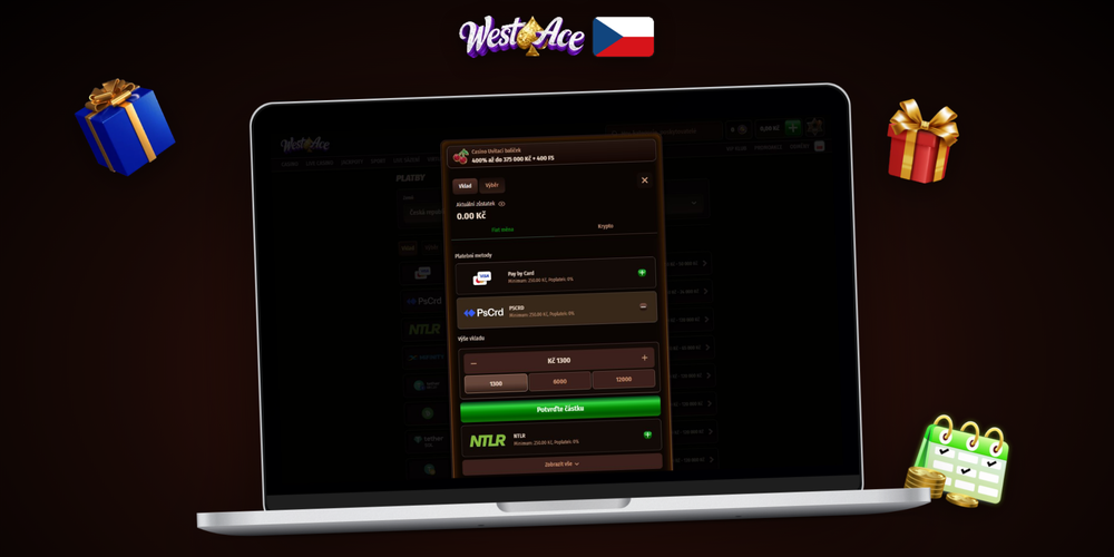 Tipy na výhru ve Westace Casino: pracovní stůl s limity v CZK a casino rozhraním