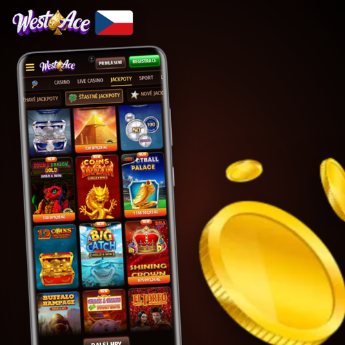 Westace Casino aplikace na chytrém telefonu s herní knihovnou a sportovními kurzy