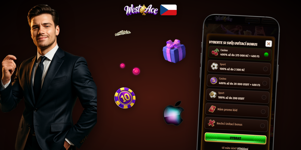 Přehled uživatelského profilu Westace Casino CZ s nastavením měny a zabezpečením 2FA